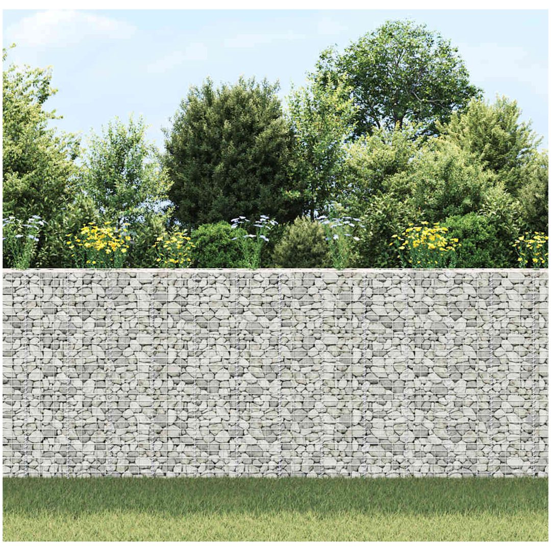 Gabioner 3 st 30x30x150 cm järn vidaXL 30 x 30 x 150 cm (3 st) – bild 3