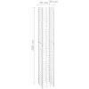 Gabioner 3 st 30x30x200 cm järn vidaXL 30 x 30 x 200 cm (3 pcs) – miniatyr 5