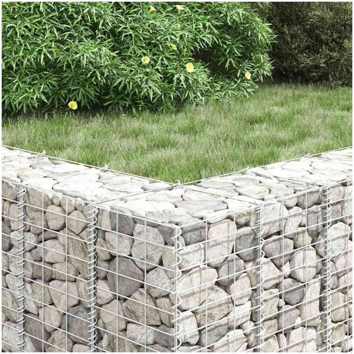 Gabioner 3 st 30x30x50 cm järn vidaXL 30 x 30 x 50 cm (3 pcs) – bild 4