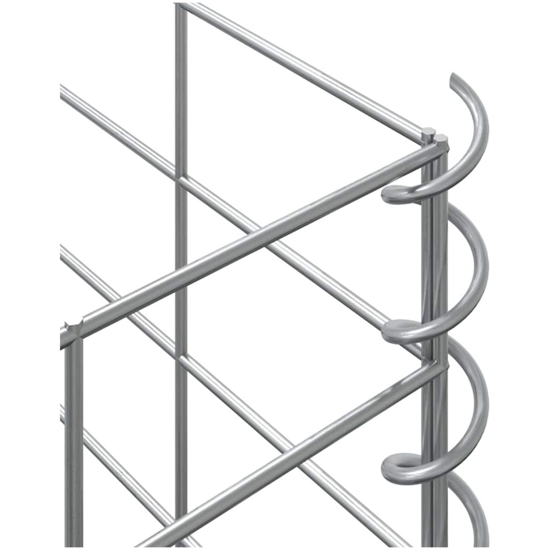 Gabioner 3 st 30x30x50 cm järn vidaXL 30 x 30 x 50 cm (3 pcs) – bild 8