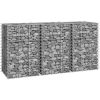 Gabioner 3 st 30x30x50 cm järn vidaXL 30 x 30 x 50 cm (3 pcs) – miniatyr 1