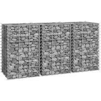 Gabioner 3 st 30x30x50 cm järn vidaXL
