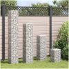 Gabioner 4 st 30x30x50/100/150/200 cm järn vidaXL 30 x 30 x 50/100/150/200 cm (4 st) – miniatyr 2