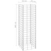 Gabioner 4 st 30x30x50/100/150/200 cm järn vidaXL 30 x 30 x 50/100/150/200 cm (4 st) – miniatyr 6