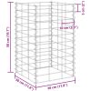 Gabioner 4 st 30x30x50/100/150/200 cm järn vidaXL 30 x 30 x 50/100/150/200 cm (4 st) – miniatyr 7