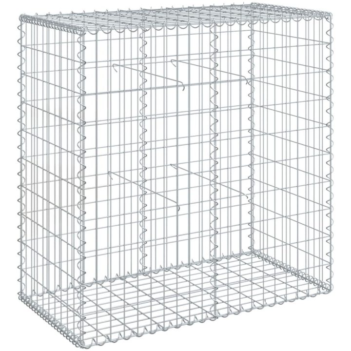 Gabionkorg med skydd galvaniserat järn vidaXL 100 x 50 x 100 cm – bild 2