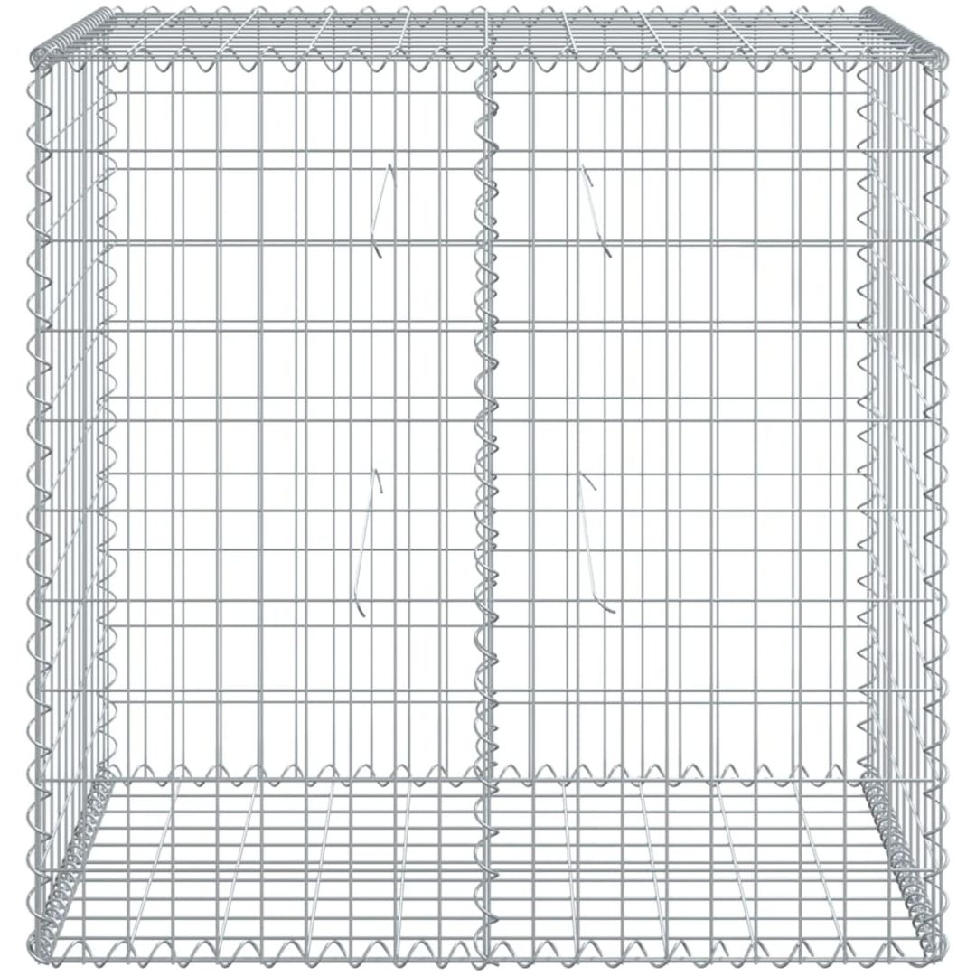 Gabionkorg med skydd galvaniserat järn vidaXL 100 x 50 x 100 cm – bild 3