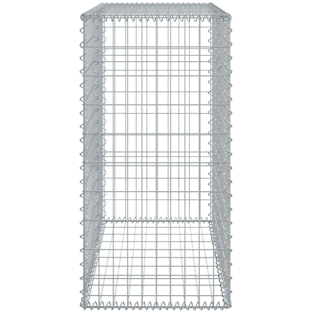Gabionkorg med skydd galvaniserat järn vidaXL 100 x 50 x 100 cm – bild 4