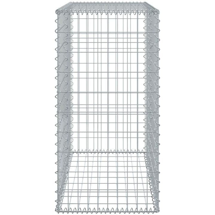 Gabionkorg med skydd galvaniserat järn vidaXL 100 x 50 x 100 cm – bild 4