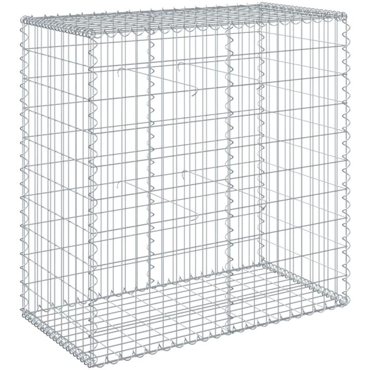 Gabionkorg med skydd galvaniserat järn vidaXL 100 x 50 x 100 cm – bild 5