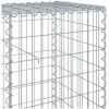 Gabionkorg med skydd galvaniserat järn vidaXL 100 x 50 x 100 cm – miniatyr 6