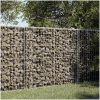 Gabionkorg med skydd galvaniserat järn vidaXL 100 x 50 x 100 cm – miniatyr 1