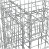 Gabionkorg silver 70x70x65 cm galvaniserat järn vidaXL – miniatyr 6