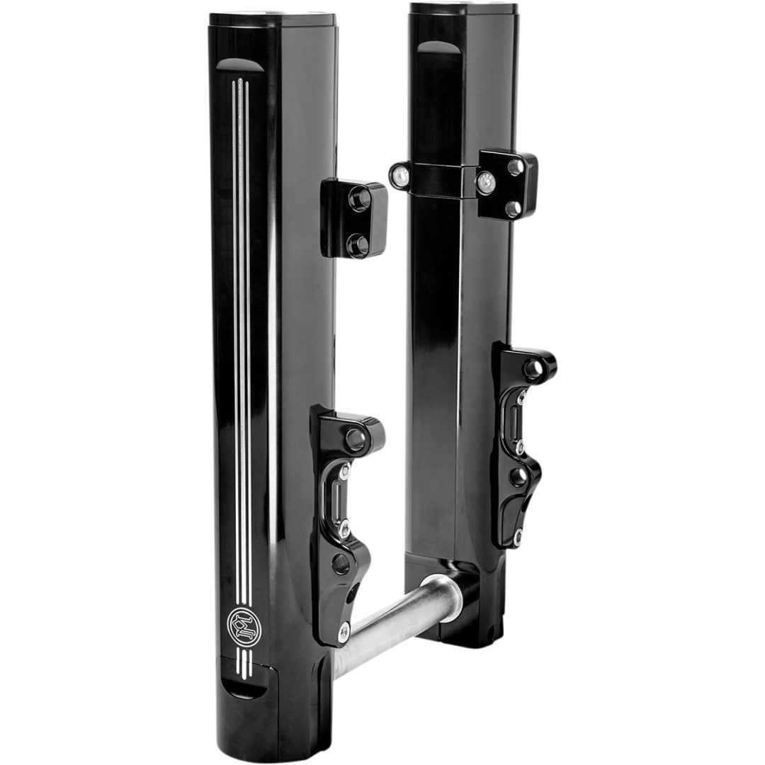 Gaffelben Svart Kontrastskuren Billet Aluminium PERFORMANCE MACHINE Gaffelmontering