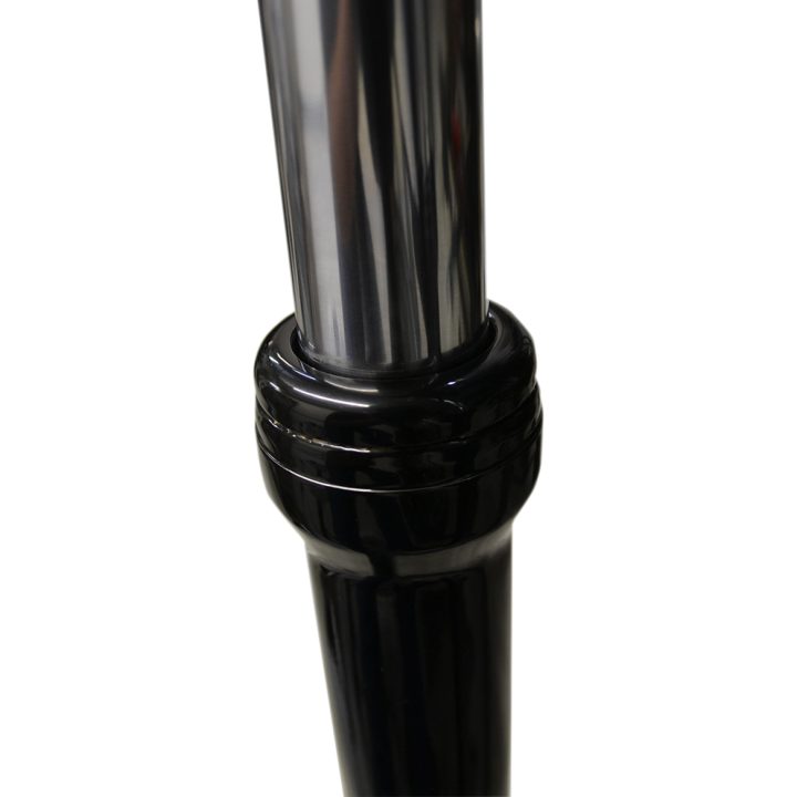 Gaffeldamasker Glansig Svart Pulverlackerad LA CHOPPERS COVER FORK BOOT 39MM BLK – bild 2
