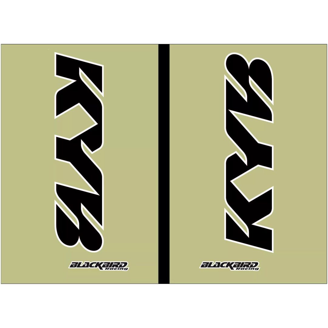 Gaffeldekal Svart BLACKBIRD RACING