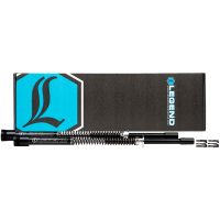 Gaffelkassett Preload Adjustable Monotube Axeo För Fl Touring 1" Sänkt Svart Anodiserad LEGEND SUSPENSION