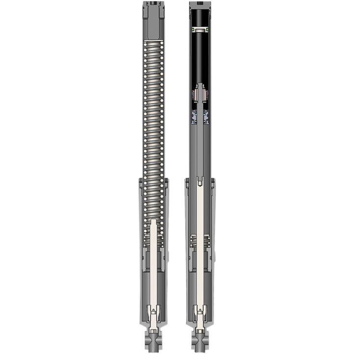 Gaffelkassetter Monotube Svart/krom PROGRESSIVE SUSPENSION – bild 2