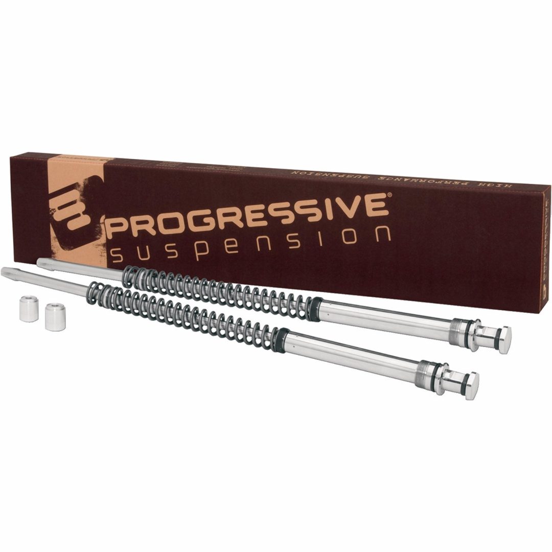 Gaffelkassetter Monotube Svart/krom PROGRESSIVE SUSPENSION
