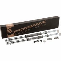 Gaffelkassetter Monotube Svart/krom PROGRESSIVE SUSPENSION