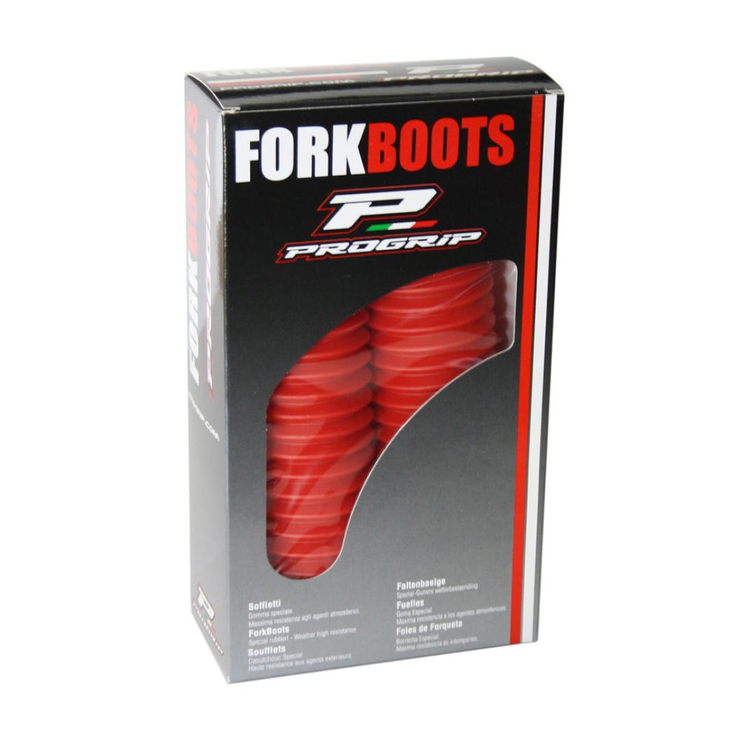 Gaffelskydd Fork Boots PROGRIP 34/37mm Röd