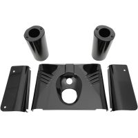 Gaffeltunnor Ribbed Svart Glansig DRAG SPECIALTIES