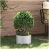 Galvaniserad Metallkruka Galvaniserad Metall vidaXL 30 cm diameter – miniatyr 1