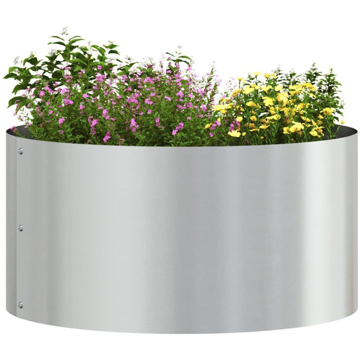 Galvaniserat Krukset Galvaniserad Stål Hållbar vidaXL 40 cm i diameter – bild 3