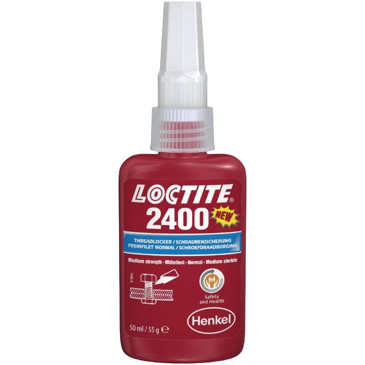 Gänglåsning medelstark 2400 LOCTITE GÄNGLÅSNING 2400 50ML – bild 2