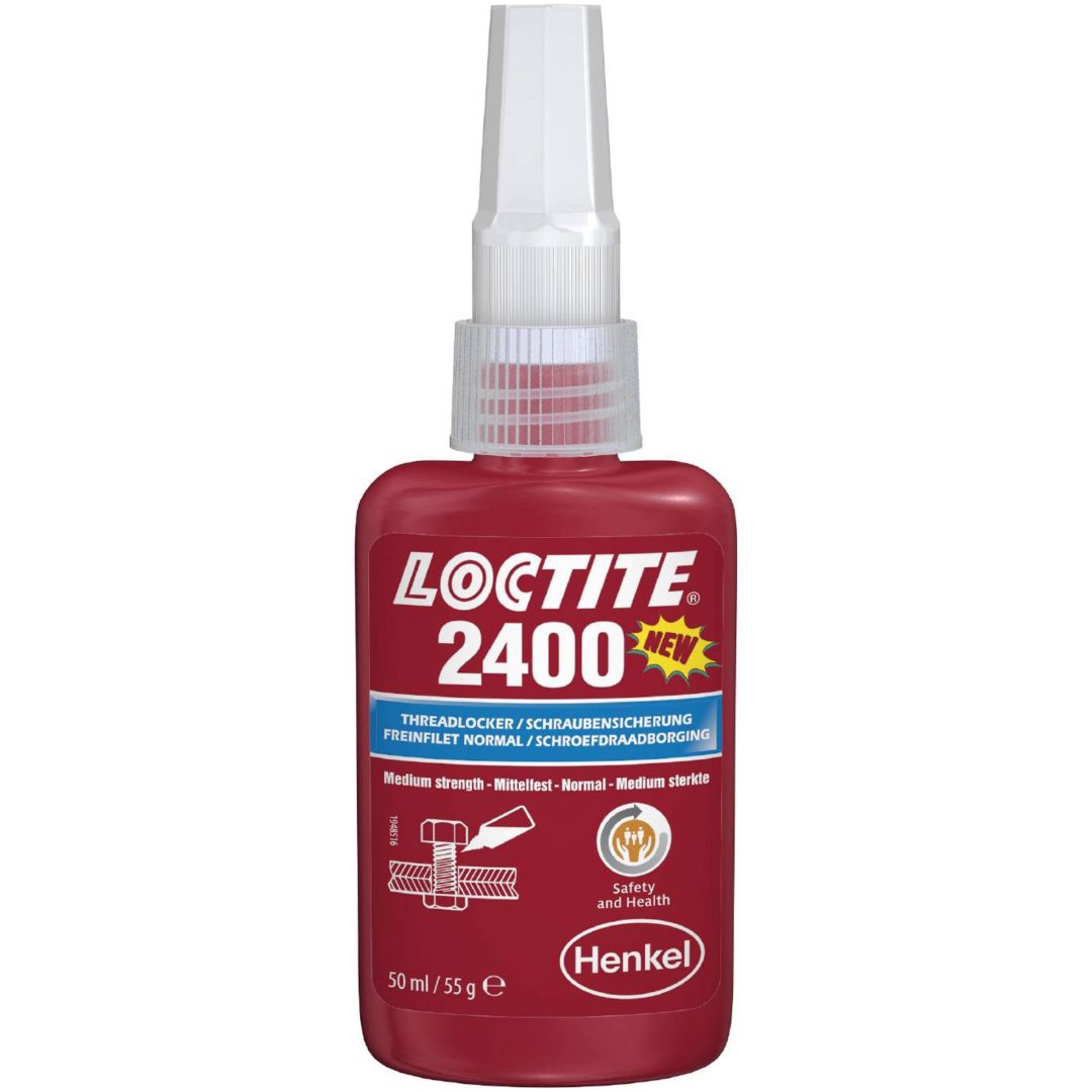 Gänglåsning medelstark 2400 LOCTITE GÄNGLÅSNING 2400 50ML