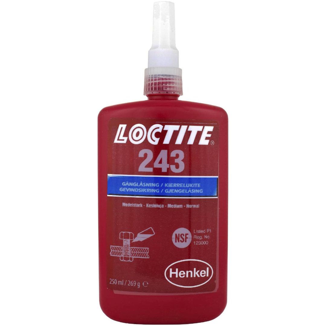 Gänglåsning medelstark 243 LOCTITE GÄNGLÅSNING NORM. OLJA 243 5ML – bild 2