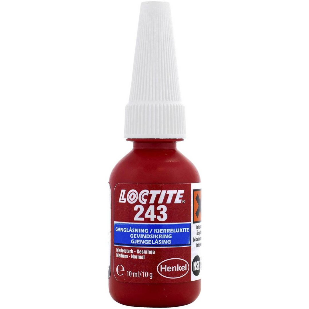 Gänglåsning medelstark 243 LOCTITE GÄNGLÅSNING NORM. OLJA 243 5ML