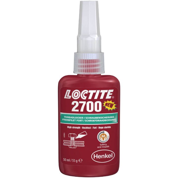 Gänglåsning stark 2700 LOCTITE GÄNGLÅSNING 2700 50ML – bild 2