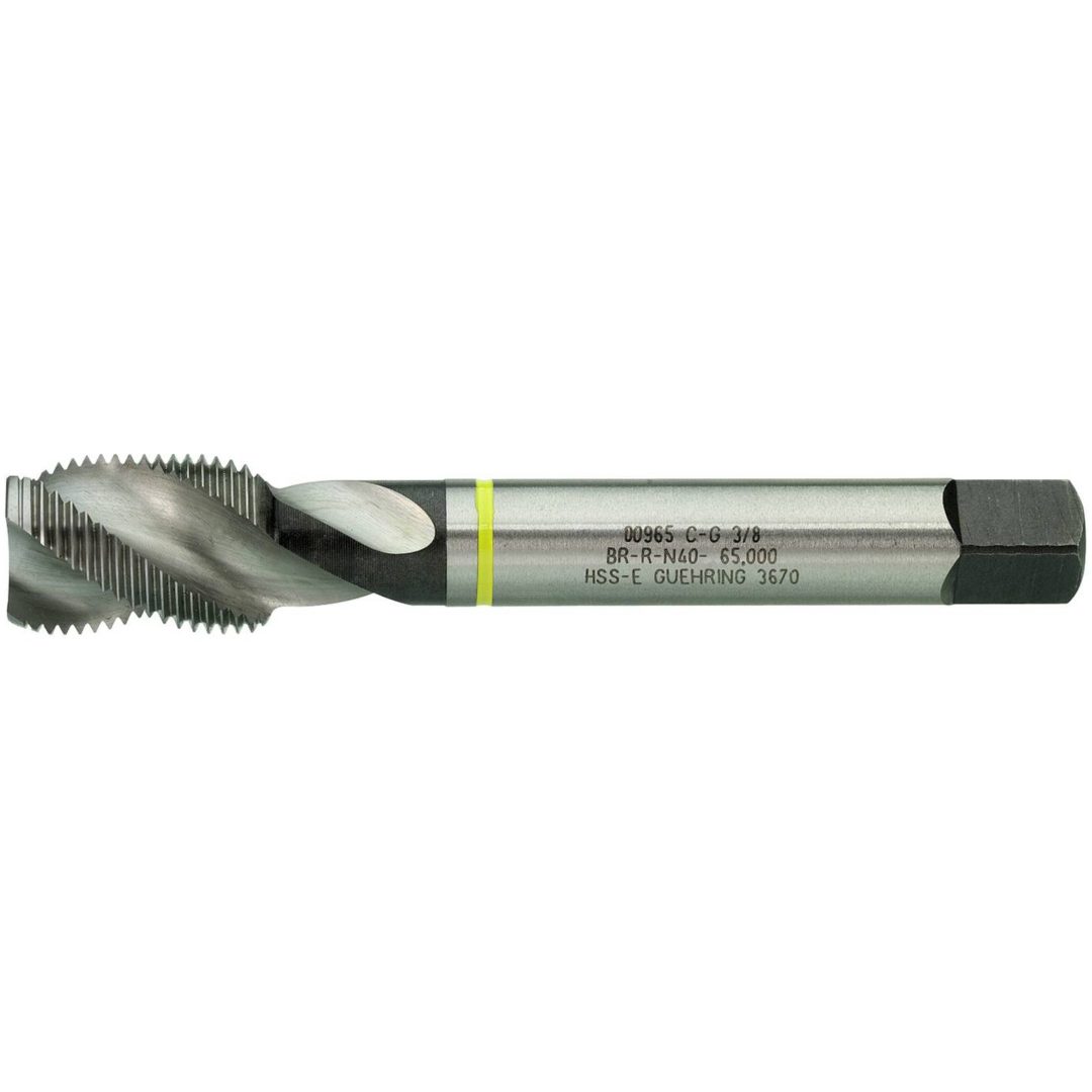 Gängtapp, Whitworth rör G (R) Gühring 965 GÄNGTAPP 965 G1/8