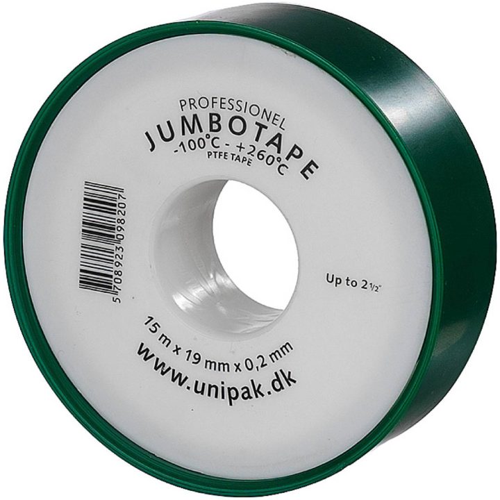 Gängtätningstejp Jumbotape TEJP GÄNGTÄTNING JUMBO15MX19MM – bild 2