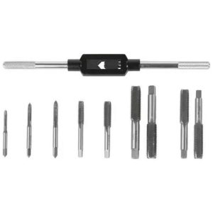 Gängverktyg set 10 delar i väs 9/16" (L/R), 1/2" (L/R) M4, M5