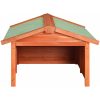 Garage för robotgräsklippare 72x87x50 cm massivt granträ vidaXL – miniatyr 4