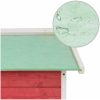 Garage för robotgräsklippare 72x87x50 cm röd och vit granträ vidaXL – miniatyr 8