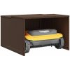 Garage för robotgräsklippare brun 86x90x52/57 cm konstrotting vidaXL – miniatyr 5