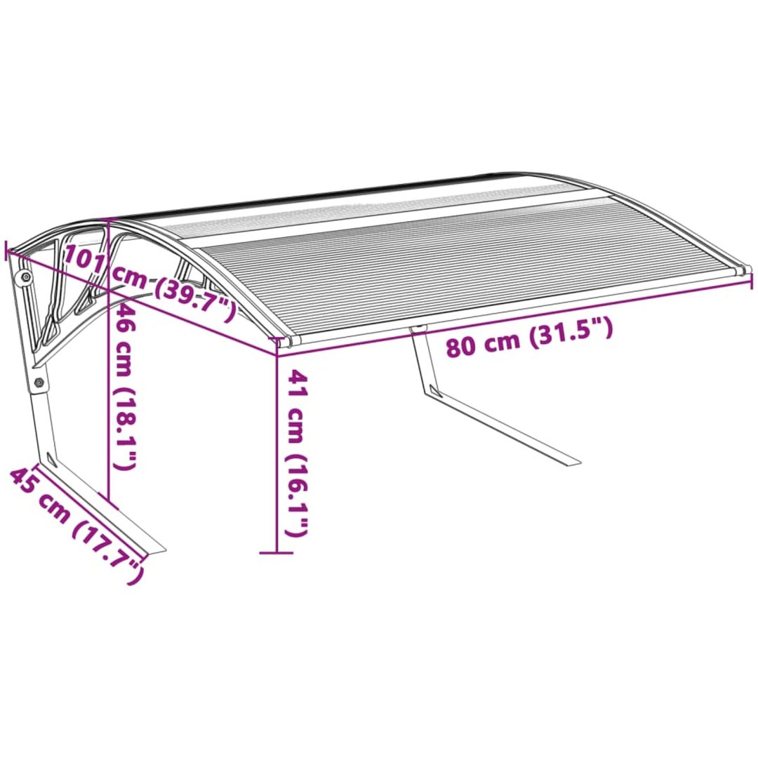 Garage för robotgräsklippare svart 80x101x46 cm vidaXL – bild 8
