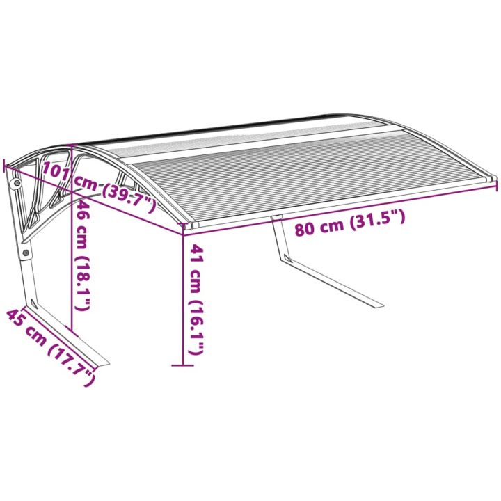 Garage för robotgräsklippare svart 80x101x46 cm vidaXL – bild 8