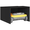 Garage för robotgräsklippare svart 86x90x52/57 cm konstrotting vidaXL – miniatyr 4