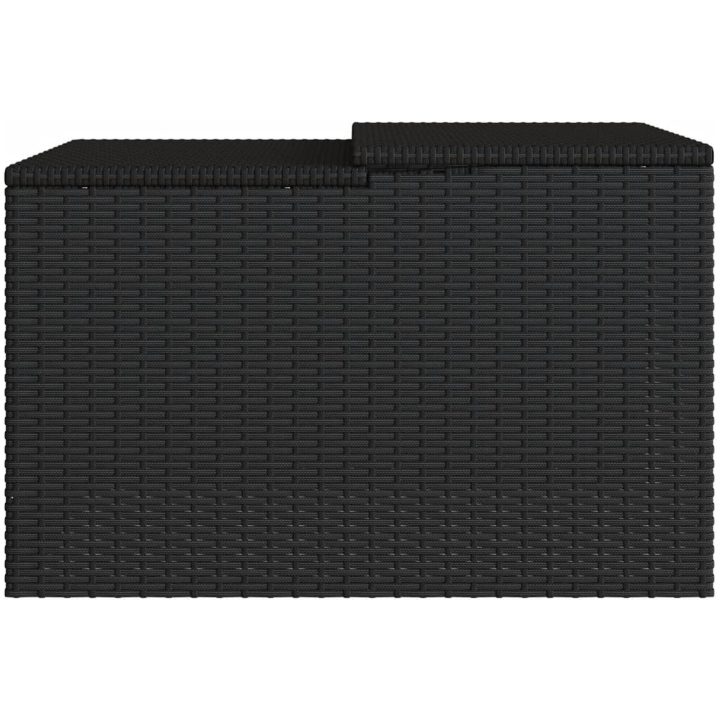 Garage för robotgräsklippare svart 86x90x52/57 cm konstrotting vidaXL – bild 6