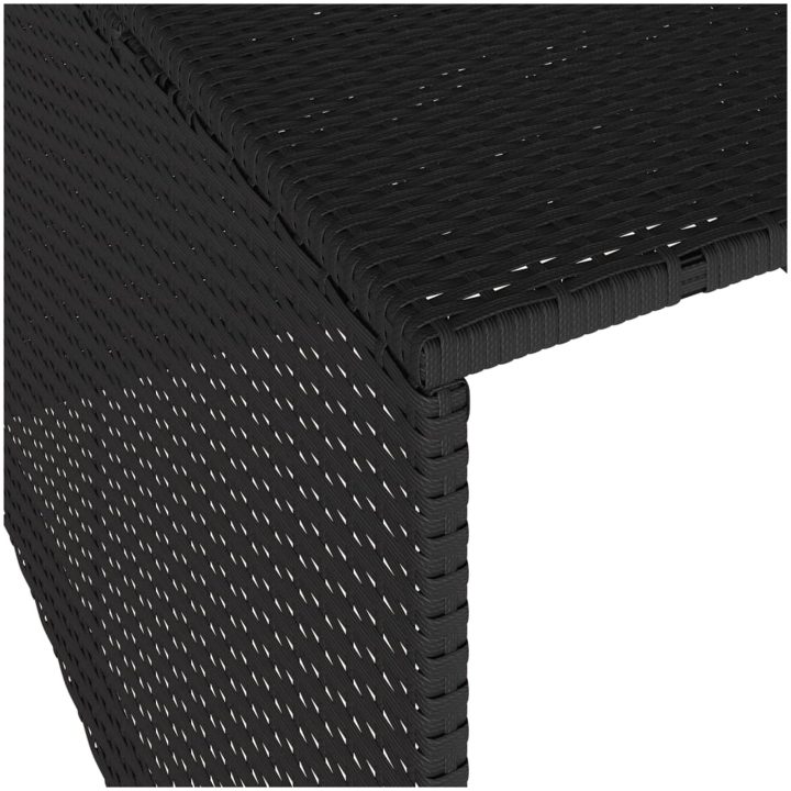 Garage för robotgräsklippare svart 86x90x52/57 cm konstrotting vidaXL – bild 8