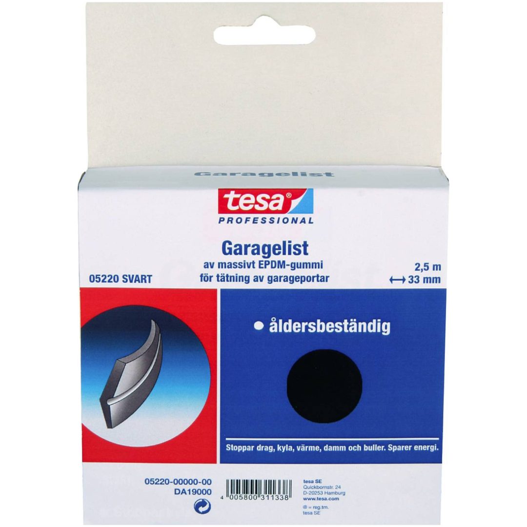 Garagelist 5220 TESA TÄTNINGSLIST 5220 GARAGE 2,5M