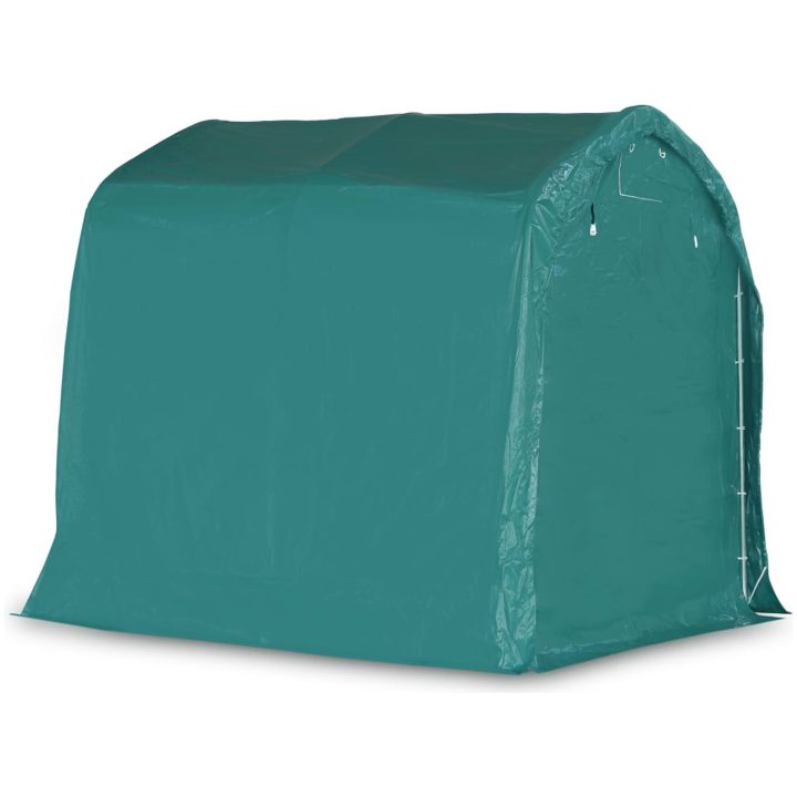 Garagetält PVC grön vidaXL 1.6 x 2.4 m – bild 3