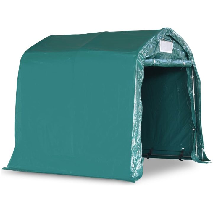 Garagetält PVC grön vidaXL 1.6 x 2.4 m – bild 4