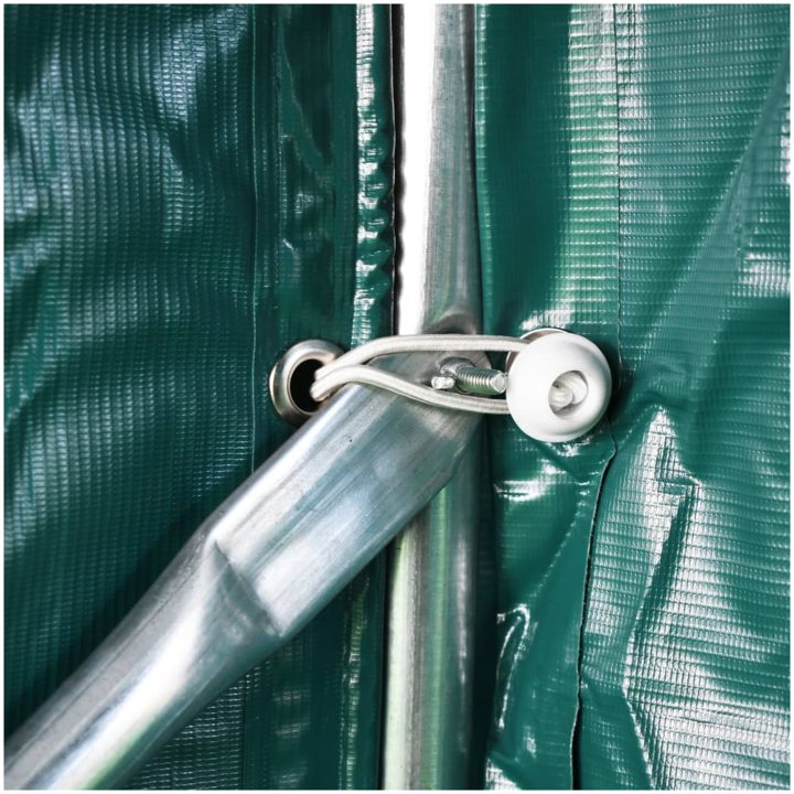 Garagetält PVC grön vidaXL 1.6 x 2.4 m – bild 6