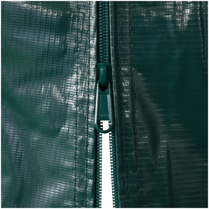 Garagetält PVC grön vidaXL 1.6 x 2.4 m – bild 9