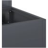 Garden Planter 3-Tier Antracit Stål vidaXL 90 x 90 x 35 cm – miniatyr 9